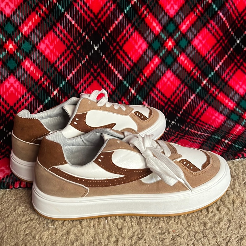 CCDB shoes - brown + light brown